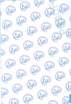 *PRINTED* GREASEPROOF 2 COLOUR 'BEACHHOUSE' 500X335MM X1000