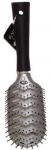HAIRBRUSH VENTED BLACK & SILVER X6
