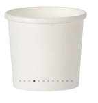HEAVY DUTY SOUP POT 26OZ WHITE PAPER X500