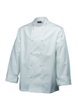 WHITE LONG SLEEVE CHEFS JACKET SMALL