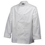 WHITE LONG SLEEVE CHEFS JACKET MEDIUM