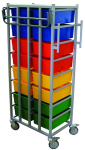 KARRI CART 16 TRAYS WITH HANGING RAIL