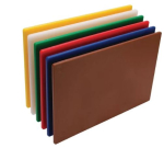 HYGIPLAS LOW DENSITY CHOPPING BOARDS SET OF 6 455 X 305 X 10MM