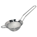 VOGUE ROUND TINNED STRAINER STAINLESS STEEL 10CM