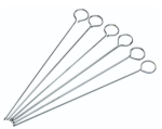 20CM FLAT SIDED STAINLESS STEEL SKEWERS