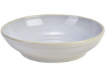 GENWARE TERRA STONEWARE RUSTIC WHITE COUPE BOWL 45.8OZ