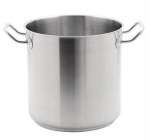 VOGUE DEEP STOCKPOT 10.5LTR STAINLESS STEEL
