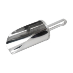 STAINLESS STEEL FLOUR SCOOP  8" SCOOP LENGTH