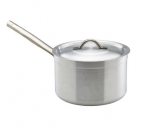 ALUMINIUM SAUCEPAN & LID 5.5LTR 22cm DIA