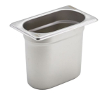 STAINLESS STEEL GASTRONORM PAN 1/9 150MM DEEP