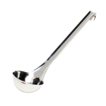 STAINLESS STEEL 3.5" WIDE NECK LADLE 6oz