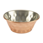 GENWARE HAMMERED COPPER PLATED RAMEKIN 1.5OZ