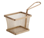 COPPER SERVING FRY BASKET 10X8X7.5CM SVB1008C  X6