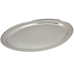 STAINLESS STEEL OVAL FLAT 24"