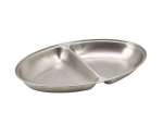 S/ST.2 DIV. OVAL VEG DISH 14" WIDTH 21.2CM 12562