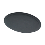 GEN-GRIP 27" OVAL NON-SLIP TRAY BLACK GG2700BLK