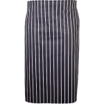 NAVY & WHITE STRIPED BUTCHERS WAIST APRON 71CM X 76CM