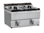 BLIZZARD 6000W DOUBLE TANK ELECTRIC FRYER WITH TAP 2X8LTR