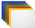 HYGIPLAS LOW DENSITY CHOPPING BOARD SET OF 6 600X450X10MM
