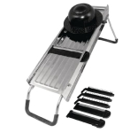 VOGUE MANDOLINE SLICER & PUSHER REMOVABLE BLADES & STAND