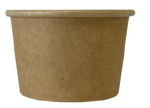 2OZ KRAFT PAPER PORTION POT X3000