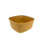 KRAFT SQUARE BOWL 1200ML 17X17CM X 300