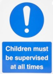CHILDREN MUST BE SUPERVISED AT ALL TIMES SELF ADHESIVE VINYL