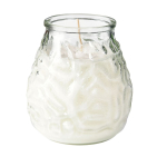 VENEZIA CANDLE LAMP CLEAR X12 GLASS JAR CANDLE 70HR BURN