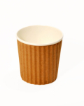 RIPPLE CUP BROWN KRAFT 4OZ