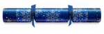 12" SNOWFLAKE BLUE FOIL BOARD CRACKER BOX50