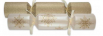 12" SNOWFLAKE SPARKLE GOLD CRACKERS BOX50