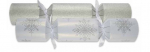 12" SNOWFLAKE SPARKLE SILVER CRACKER