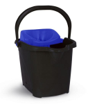 CLEANWORKS PLASTIC MOP BUCKET BLUE 15 LITRE