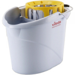 VILEDA SUPERMOP BUCKET & WRINGER YELLOW  10LTR HB302-Y
