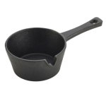 MINI CAST IRON SAUCE PAN BLACK 5.75OZ          X6