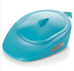 WARWICK SLIPPER BEDPAN WITH HANDLE AND LID