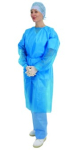 LIGHTWEIGHT EXAMINATION GOWN WITH LONG SLEEVES
