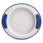 ORNAMIN KEEP WARM PLATE 25.5CM BLUE/WHITE
