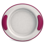 ORNAMIN KEEP WARM PLATE 25.5CM BLACKBERRY/WHITE