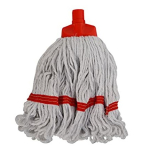 MAXI MOPHEAD INTERCHANGE WHITE YARN LOOPED - RED