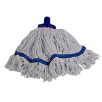 MINI MOP HEAD INTERCHANGE WHITE YARN LOOPED - BLUE