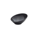 GENWARE MELAMINE BLACK SLANTED BUFFET BOWL 8.3"