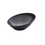 GENWARE MELAMINE BLACK SLANTED BUFFET BOWL 11.8"