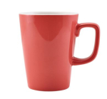 GENWARE PORCELAIN CORAL LATTE MUG 34CL/ 12OZ