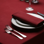 AMALFI MAROON BURGUNDY NAPKIN 51X51CM
