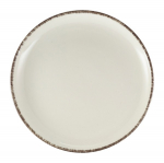 GENWARE TERRA STONEWARE SERENO GREY COUPE PLATE 10.8"
