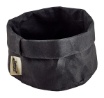 BLACK WASHABLE PAPER BAG 13DIA X 10CM(H) WPB-13BK