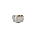 GENWARE STAINLESS STEEL SQUA RE HAMMERED RAMEKIN 71ML/2.5OZ