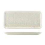 TERRA PORCELAIN PEARL NARROW RECTANGULAR PLATTER 36 X 16.5CM