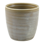 GENWARE TERRA PORCELAIN MATT GREY CHIP CUP 10.5OZ